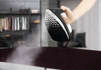 Miele B 4847 FashionMaster mit Display und zusätzlichem Steamer für beste Bügelergebnisse mit viel Komfort.